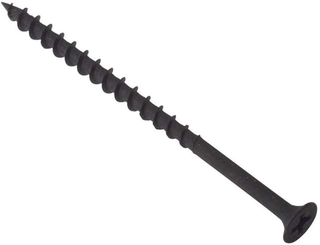 ForgeFix Drywall Screws Coarse Thread | 4.2 x 100mm | Black Phosphate | Box 100
