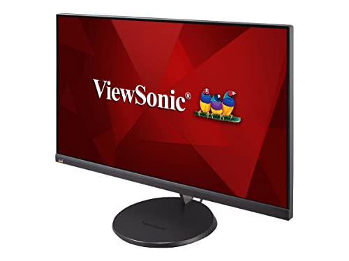 ViewSonic VX2485-MHU 24 Inch 1080p IPS Monitor with USB C 3.2 and FreeSync for Home and Office,Black