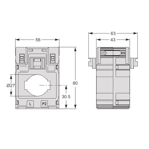 Transformateur de courant CT DEBLAN 250/5A : mesurez sur barres et câbles - 3