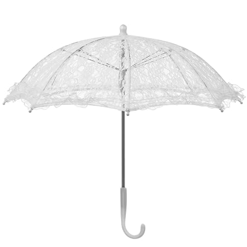 LYXYGMV Paraguas de encaje, accesorios for portarretratos, paraguas rendimiento, decoración boda, accesorio fotografía, Parasol, 1 ud Para Decoración