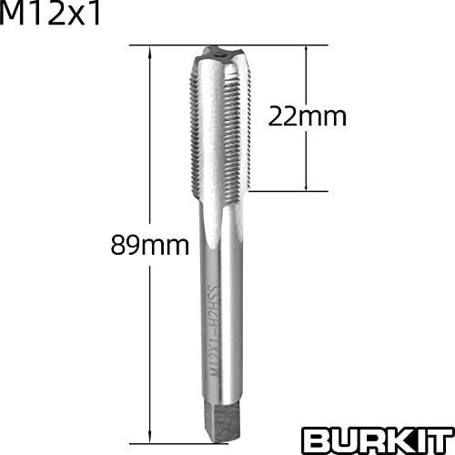 Image of Burkit M12 X 1 Tap and Die Set Right Hand
