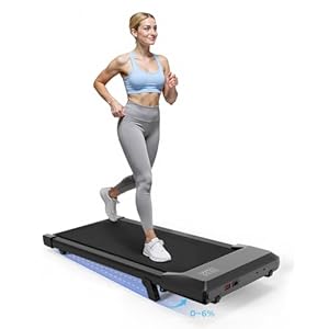 SupeRun Walking Pad, Under Desk Treadmill, 3 in 1 Portable Treadmill with Remote Control LED Display, 2.5 HP Quiet Walking Jogging Machine for Office Home Use, 300 Lbs Capacity