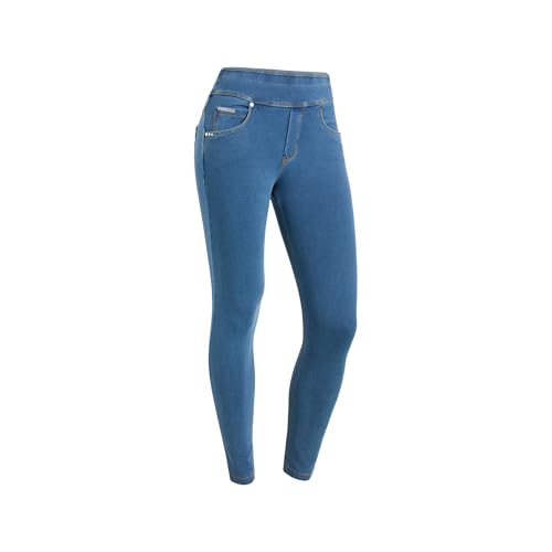 FREDDY - N.O.W. Skinny Fit Hose mit Wendeband in der Taille aus Jersey-Denim Small