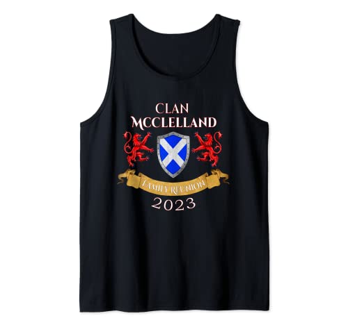 McClelland Family Reunion 2023 Clan escocés Camiseta sin Mangas