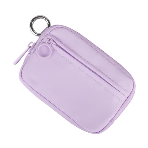 Image of The Iris Wallet Zipper Mini Coin Purse Keychain ID Holder Wallet