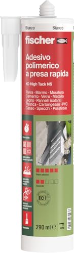 Fischer KD High Tack Sigillante Adesivo ad Altissima Presa Iniziale,