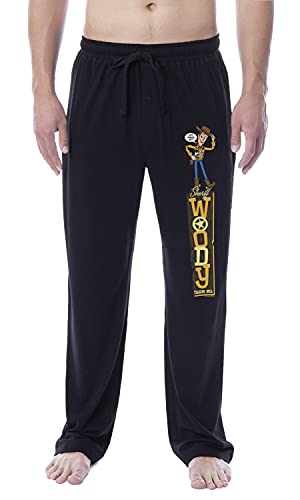 Disney Mens' Toy Story Movie Sheriff Woody Character Sleep Pajama Pants (Large)