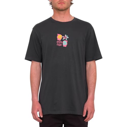 T-shirt Volcom Flower Budz en taille S avec col rond et manches courtes