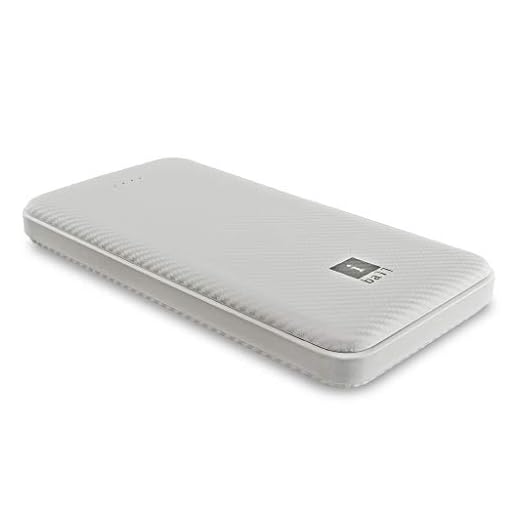iBall 10000 mAh Powerbank (IB-10000LP), Dual USB Output, White