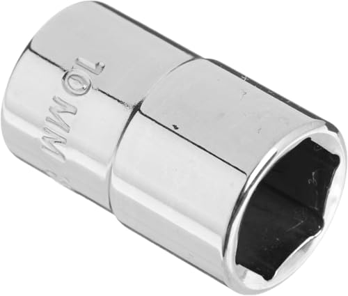 Williams JHWMM-610 SUPERTORQUE 1/4-Inch Drive Shallow Metric Socket, 6 Point, 10MM Size, High-Polished Chrome Finish, Designed For Use On 6 Point Fasteners