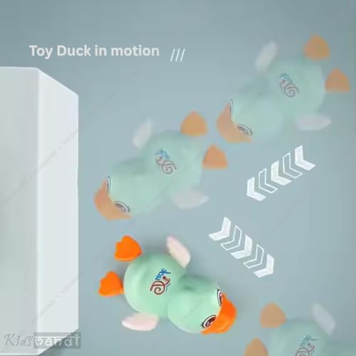 Image of Kids Mandi Musical Swimming Duck Toy | Light-Up Baby Crawling Toy with Hand & Leg Movement | Early Learning Bath & Floor Toy for Babies 6+ Months