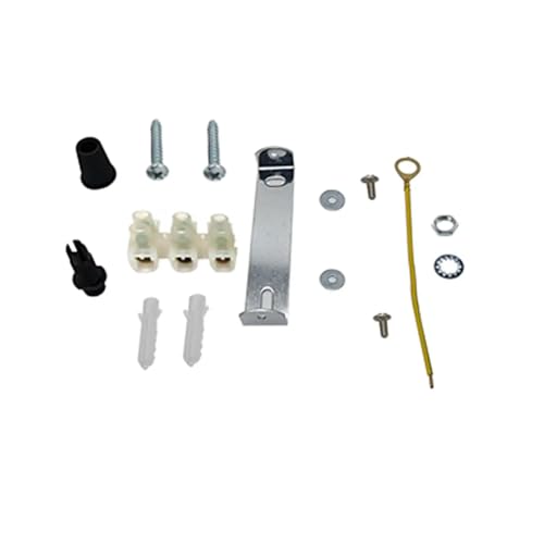 Soporte de correa de roseta de techo vintage para fijación de luz, placa de techo con accesorios (agarre de cable negro con ajuste lateral, 2 unidades)