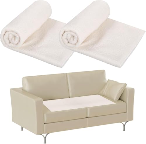 2 Pack Medical Sheepskin Pad 30 x 60 Synthetic Lambskin Bed and Furniture Pad to Prevent Sores and Skin Irritation Medical Sheepskin Pelt Protectors for Home Mobility Use