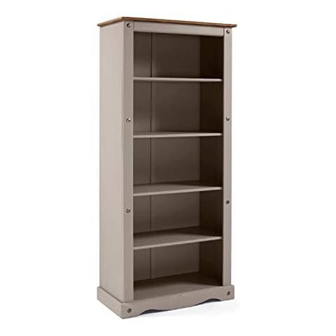 Mercers Furniture Corona Grey Wax Large Bookcase Cover