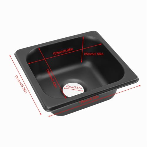 Fregadero de cocina con desagüe de 1,6 pulgadas Asixxsix multiusos 6