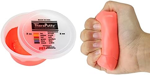 Cando TheraPutty - Therapeutic modelling clay - 2 oz - red (light)