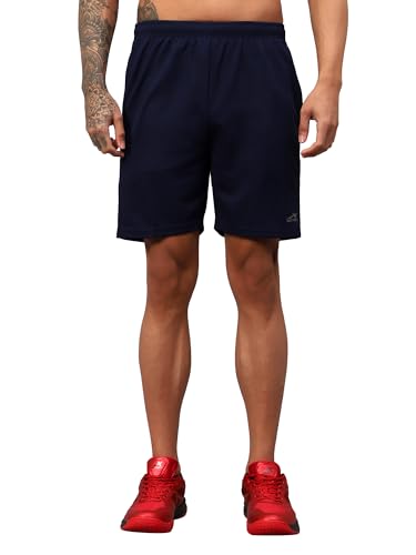 Image of Vector X OMS-158 Mens Solid Pattern Regular Dry Fit Athletic, Running, Gym, Outdoor, Workout Training Light Weight Sports Active Shorts
