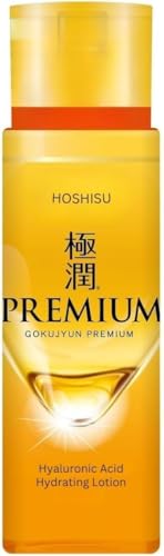 Hoshisu Gokujyun Premium Hyaluronic Acid Hydrating Lotion (Toner) - 170ml Made in Japan - Lightweight hydrating formula. Fragrance-free oil-free paraben-free