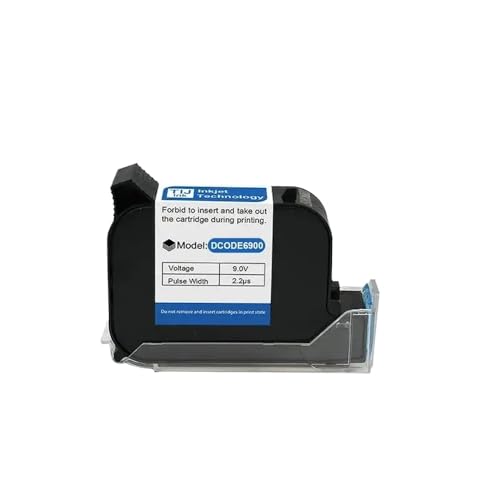 Imprimante jet d'encre portable DCODE 6900 avec cartouche solvant noir 7mm non chiffrée