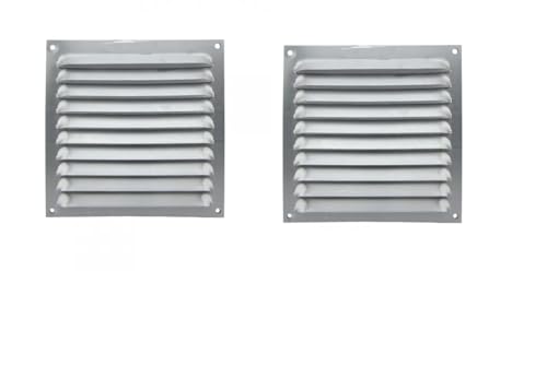 2 griglie di ventilazione 15 x 15 - griglie in