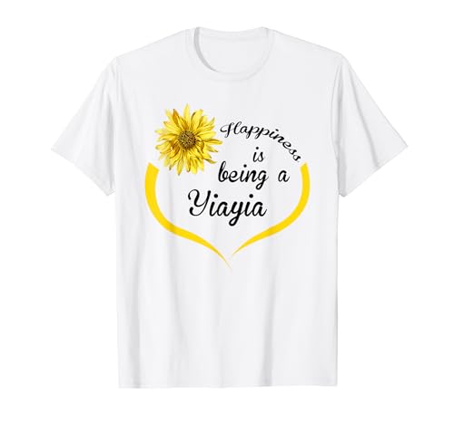 Yiayia Gift: La felicidad es ser un Yiayia Camiseta