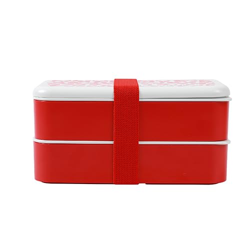 I-TOTAL® - Lunch Box with Two Tier Bento Box with Cutlery Follow Your Heart Valve - Image 4