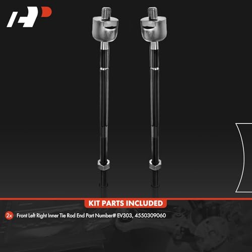 A-Premium 2 x Front Inner Tie Rod Ends, Compatible with Toyota Corolla 1993-2002, RAV4 1996-2003, Chevrolet Prizm 1998-2002, Geo Prizm 1993-1997 by A-Premium - Image 2