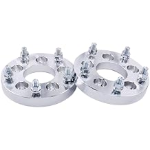 2PC 5x5 to 5x4.5 Wheel Adapters 1 Inch 1/2" Studs Compatible with Jeep 5 Lug 5x127 to 5x114.3 Rims for 2007-2018 Wrangler JK JKU, 2006-2010 Commander XK, 1999-2010 Grand Cherokee WJ WK