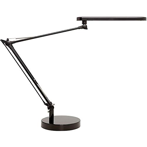 Lampe de bureau LED UNILUX MAMBO 2.0 noire éclairage de travail direct économe