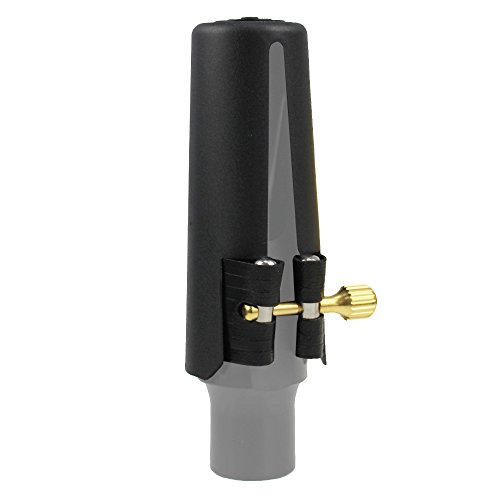 image for Rovner Ligature & Plastic Cap for Tenor Standard Saxophone - Dark Liga