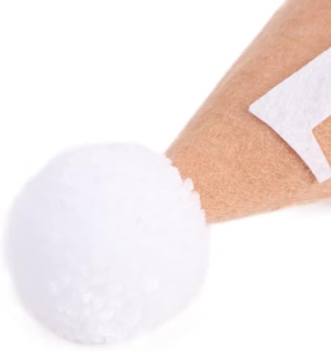 Miniatura 9 de Sombrero de fiesta de primer cumpleaños para bebé, hecho a mano, de lana para niños, accesorios de cabina de fotos, telón de fondo, aplastamiento de