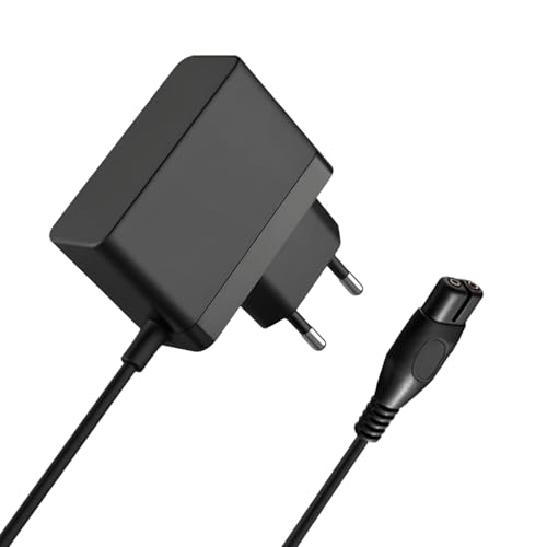 5.5V 600mA Cargador Compatible con Kärcher Window Vac WV1 WV2 WV3 WV5 WV50 WV55 WV60 WV70 WV75 Classic Easy KV4 KWI1, Adaptador Fuente de Alimentación con Cable 1.5m, Seguro y Duradero