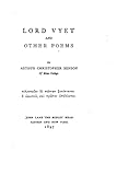 Lord Vyet and Other Poems