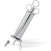 OdontoMed2011 CHROME PLATED EAR & BLADDER SYRINGE - 4 OZ. EAR SYRINGE ODM