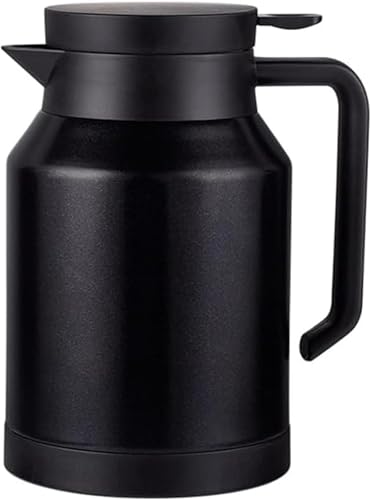 Euiuxoyサーモス ポット 1.5リットル ステンレス魔法瓶 保温ポット 卓上ポット 大容量 長時間保温 真空断熱 シール漏れ防止 ワンクリック出水 保温 保冷 おしゃれ 旅行 アウトドア 家庭用 業務用 サーモス サーモス タンブラー 卓上ポット サ