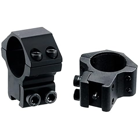 360 Tactical 2 Piece Scope Rings for 22 Cal/Air Rifle Medium Profile 3/8 Dovetail Mount 1" Diameter Cover