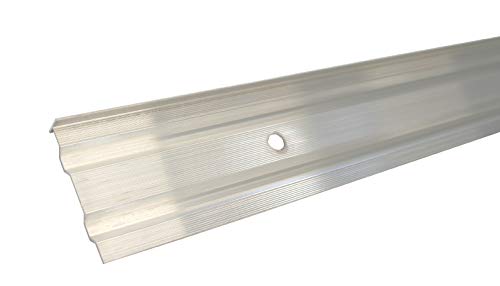 Preisvergleich Produktbild Aluminum Wandanschlussprofil Kappleiste Alu Dach Abschluss Blech Schiene 2000mm