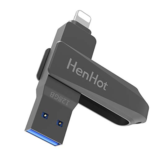 The Photo Stick for iPhone,HenHot 128GB USB 3.0 Thumb Drive Compatible for iPhone/iPad/Mac/PC,Flash Drive Memory Stick Support for Windows/Mac/iOS The Photo Stick for iPhone,HenHot 128GB USB 3.0 Thumb Drive Compatible for iPhone/iPad/Mac/PC,Flash Drive Memory Stick Support for Windows/Mac/iOS