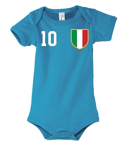 NIMAMA Kinder Baby Strampler Trikot Italien personalisiert mit Wunschname +...