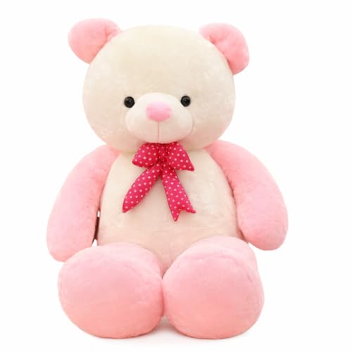 Image of 7 Feet Pink White Giant Teddy Bear Soft, Plush, Cuddly Stuffed Animal for Kids, Birthdays, Anniversaries, Valentine's Day, and Special Occasions Large Huggable (Pink White /84 inch)