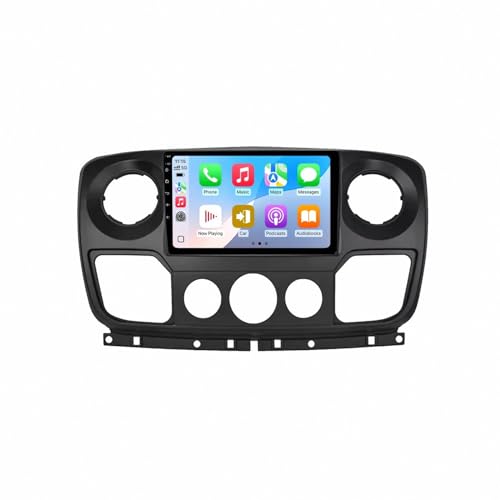 Radio coche GPS 2 DIN con Carplay inalámbrico y pantalla táctil fluida de 32GB de memoria