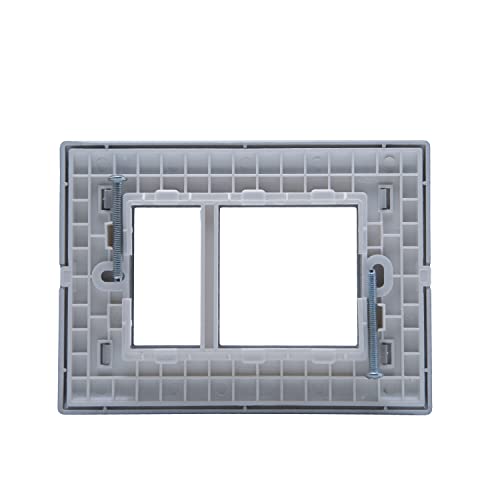 Image of Wipro Northwest Nowa 3 Module cover plate, Sliver Grey (pack of 1)
