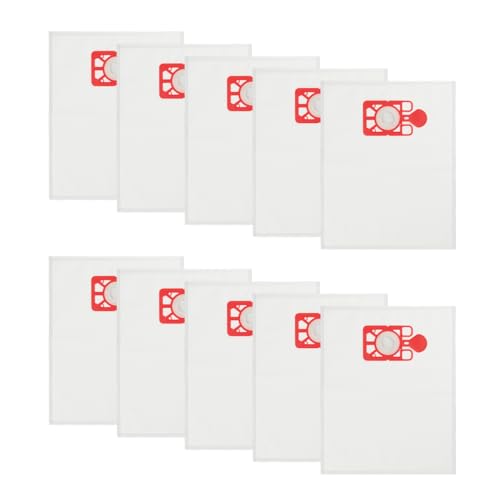 10-Pack Vacuum Bag for Henry XL SHUOMAO Hoover Bag 5-Layer Filtration Microfibre Dust Bags for George Charles Henry XL Edward Vacuum Cleaner(NVM-2BH