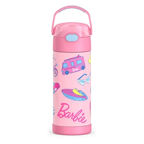THERMOS 410mL Stainless Steel Licensed FUNtainer® Bottle, Barbie, 14 oz