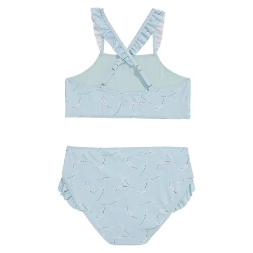 vineyard vines Girls Ruffle High Neck Two Piece2