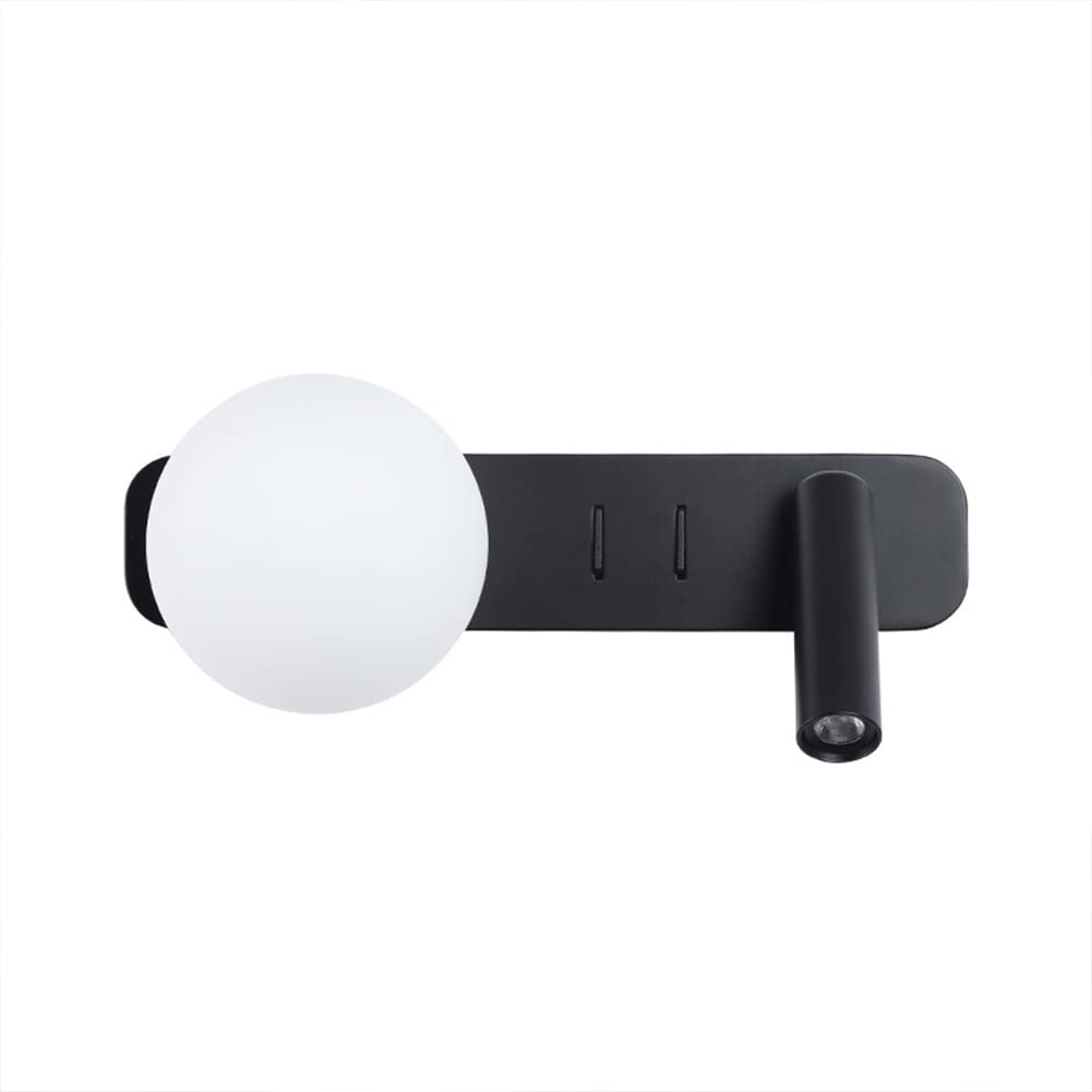 SXECAEPS Wall Lamps Sconces Light Indoor Led 10w 3000k Warm White Modern Metal Decorative Sconce Lamp for Living Room Bedroom Hallway Corridor Stairs(Grey Wolf)