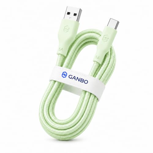 Image of 100W USB-A to USB-C Cable, 1.2M | 5A Fast Charging | USB 3.0 Data Cable | 10,000+ Bend Lifespan | Type-C Charging Cable for All Android and IOS Smartphones and USB-C Devices (Green)