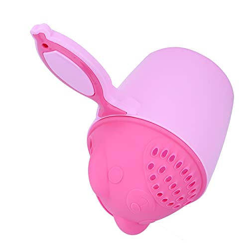 Image of ViaGasaFamido Baby Shampoo Rinse Cup, Bear Shape Bath Rinser, Green, PP Material, 8.27x4.21x5.91 Inch, for Kids 6 Months and Up