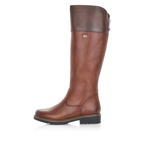 Remonte Damen Schlupfstiefel R6581, Frauen Stiefel,lose Einlage,wasserabweisend,remonteTEX,uebergangsstiefel,uebergangsschuhe,Slip-ons,braun (22),39 EU