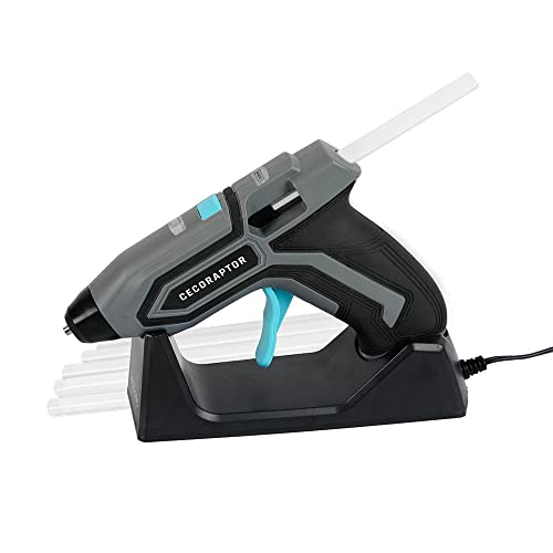 Cecotec Pistolet à Colle sans Fil Cecoraptor Perfect Fix 360 X-Treme, Batterie 3,7V et 1500 mAh,...